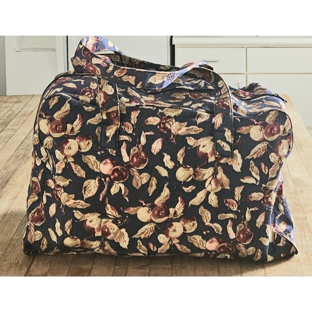 Longaberger Consultant DUFFEL Bag w/ Pocket 21” x 10” x 14” RARE Early Harvest